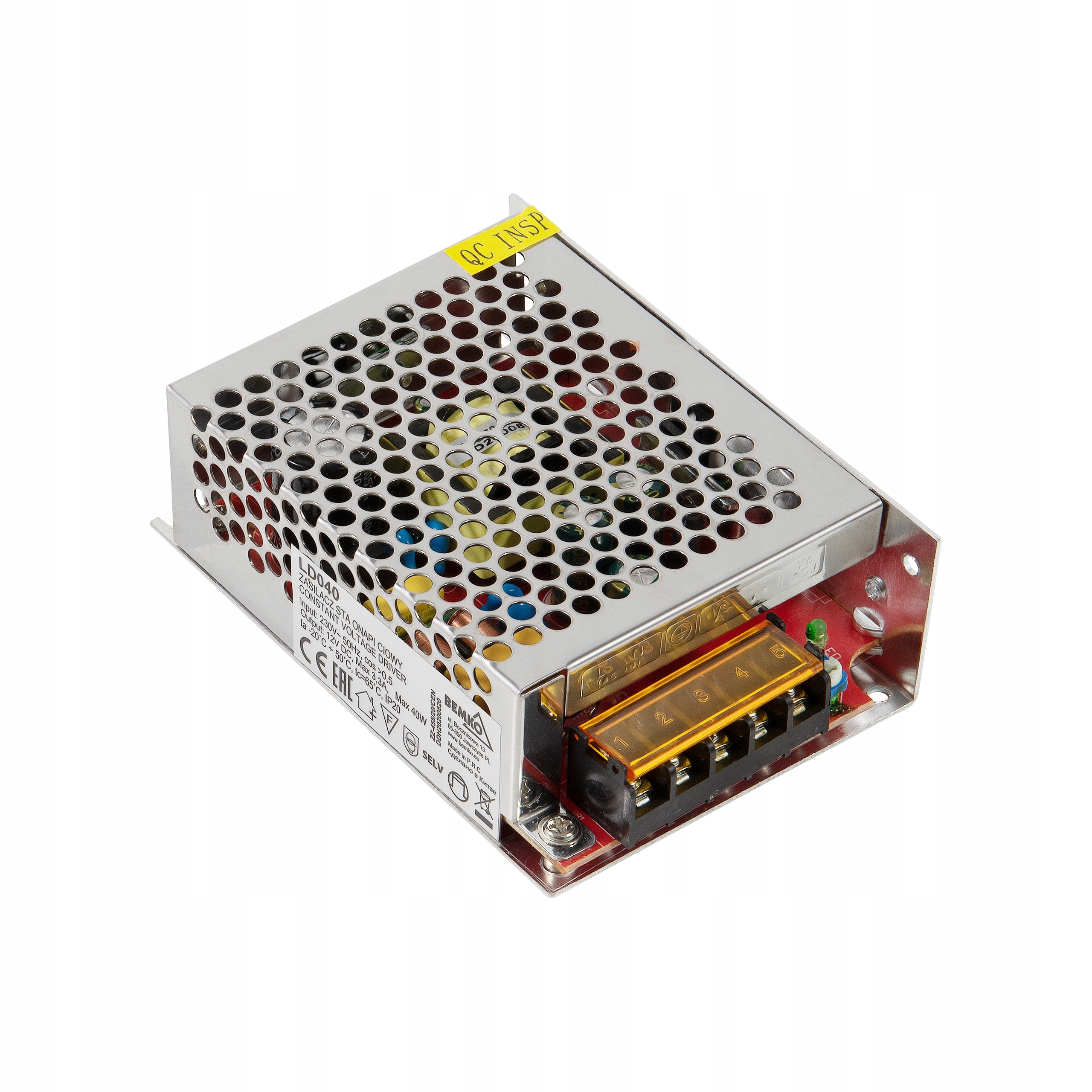 

Zasilacz Led 40W 12V IP20 Bemko do taśmy Led