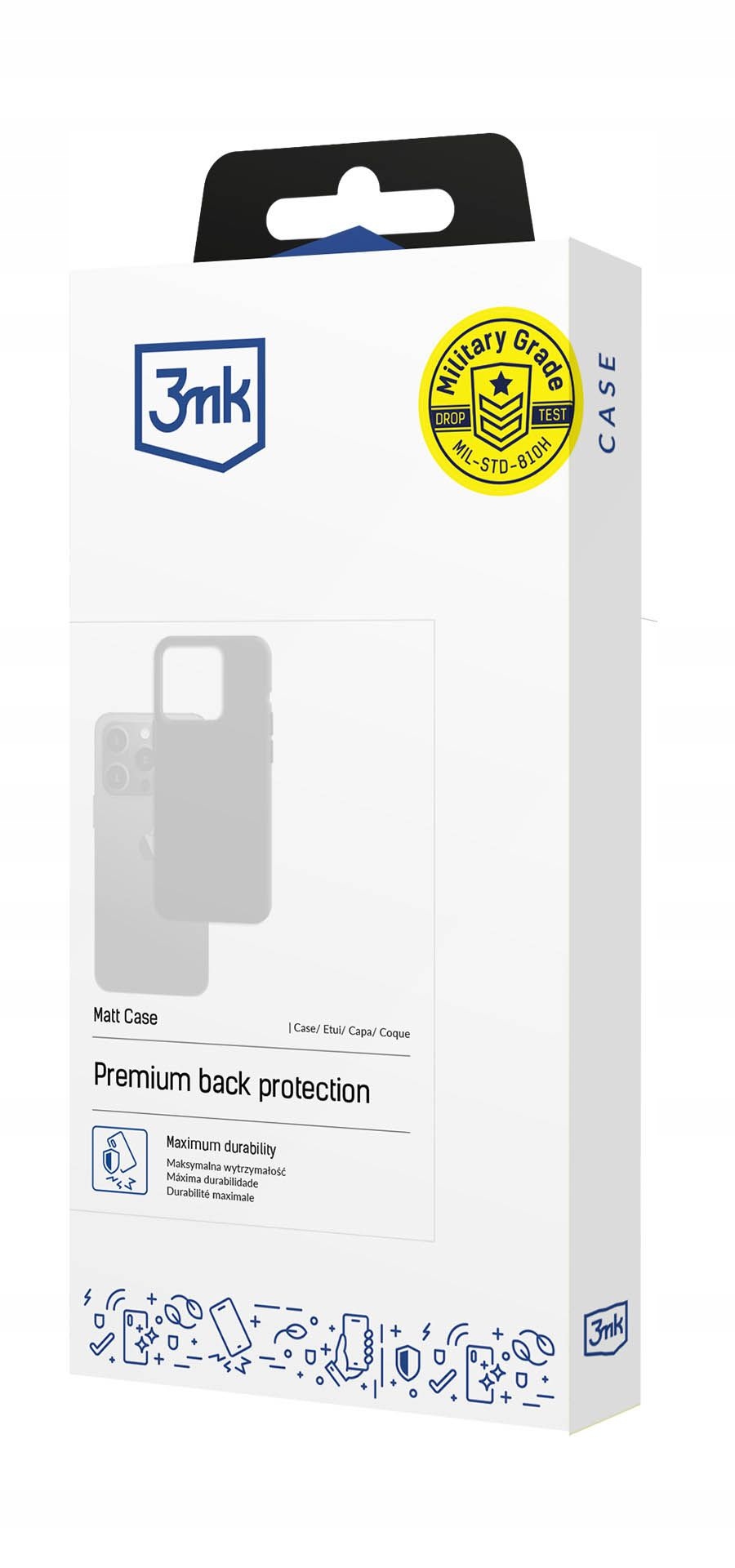 Etui 3mk Matt Case na Samsung Galaxy M56 czarne 3mk Protection