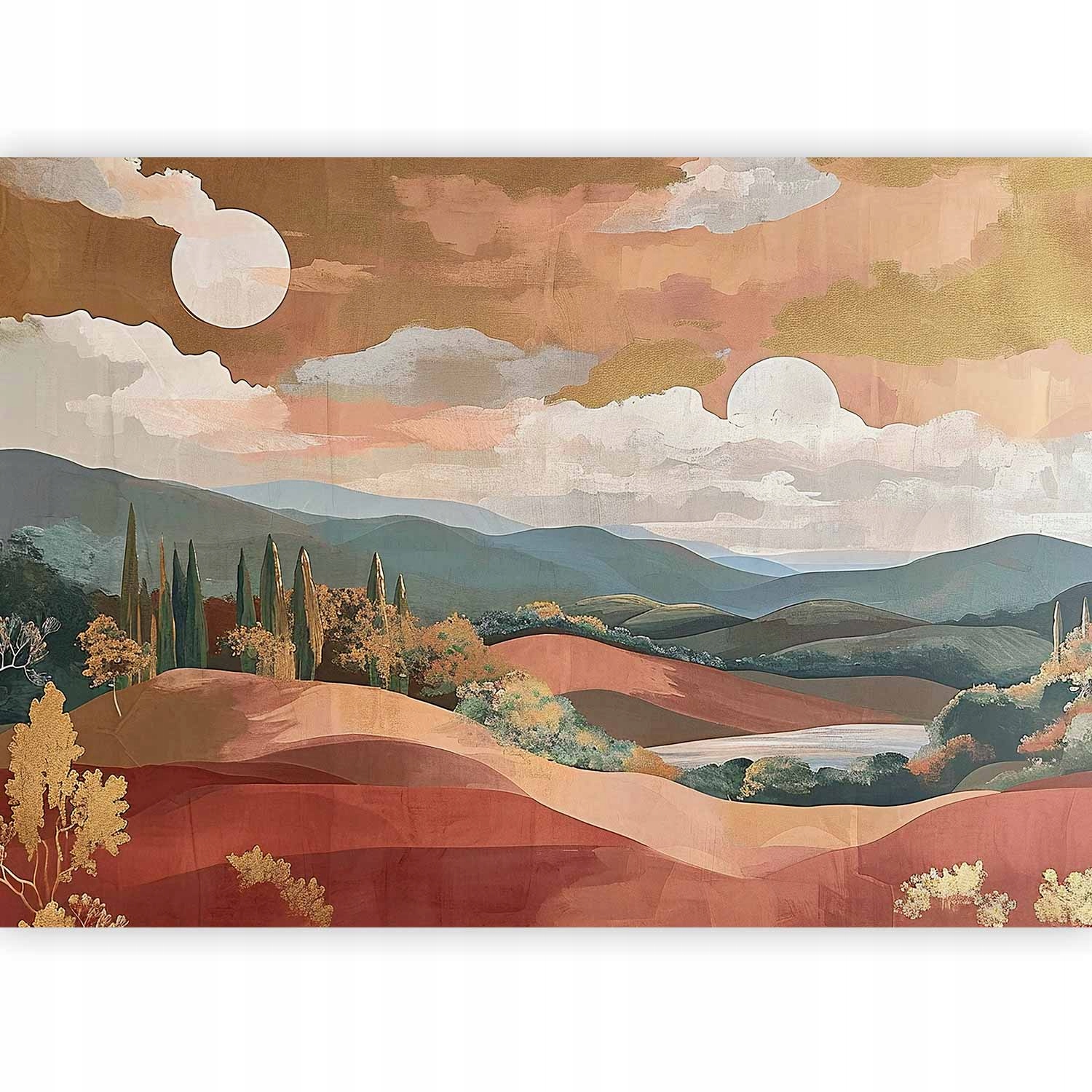 Fototapeta Terracota Krajina Moderní Příroda Do Ložnice 400x280