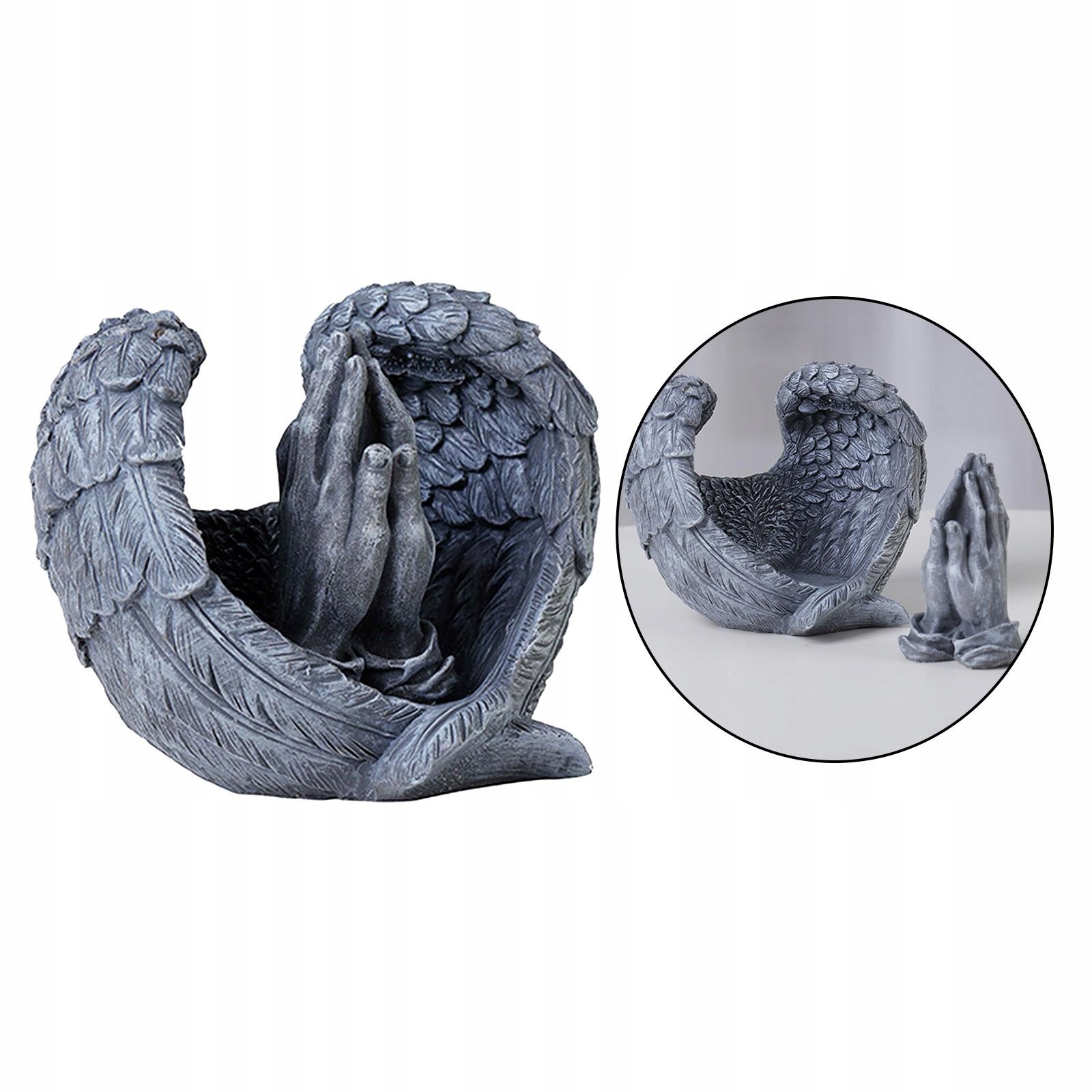 Angel Wings Statue z Pray Hands 3D Art Figurines porównaj ceny