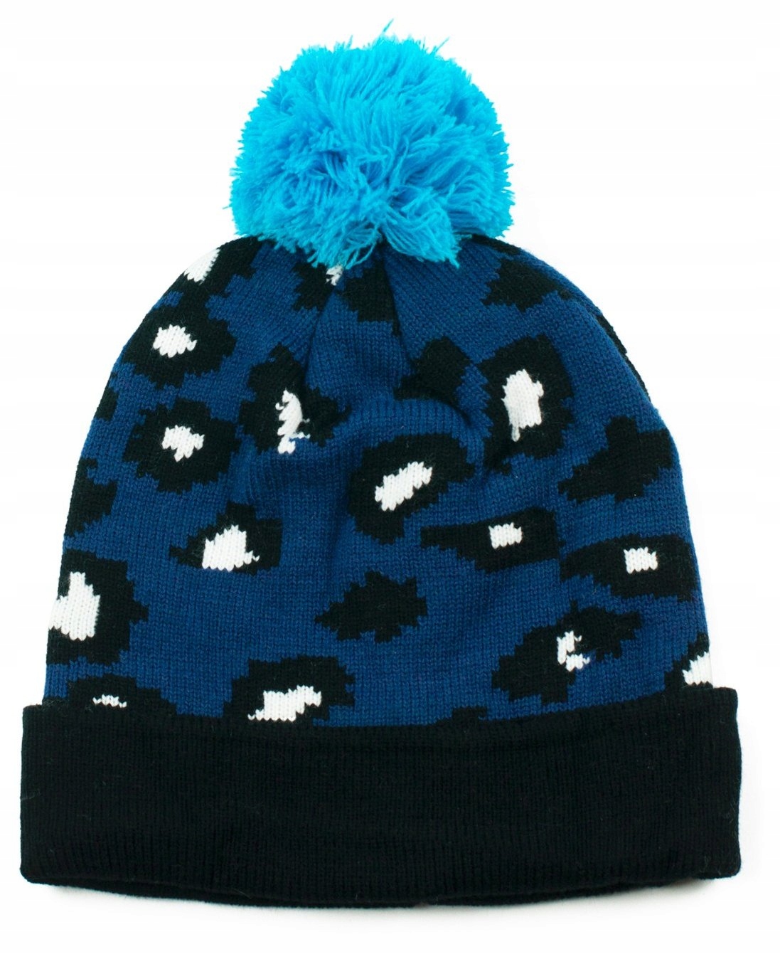 

Szaleo czapka w Cętki na zimę z pomponem cz14309-3