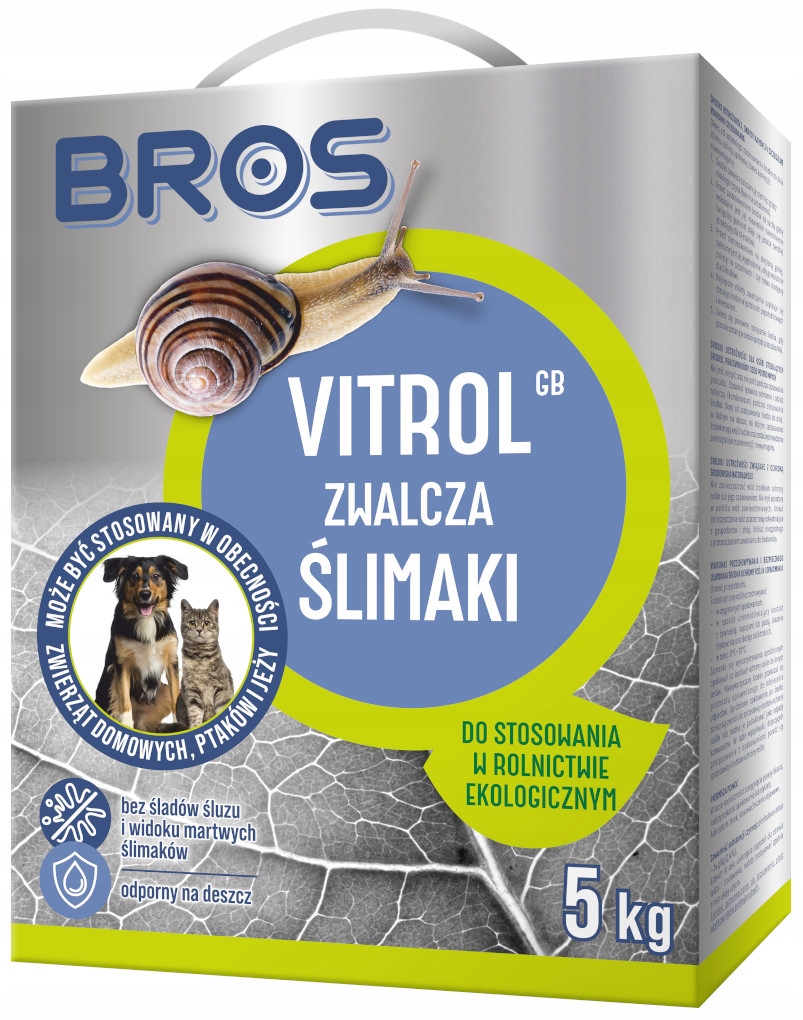Bros Vitrol Gb Środek do zwalczania ślimaków 5 kg