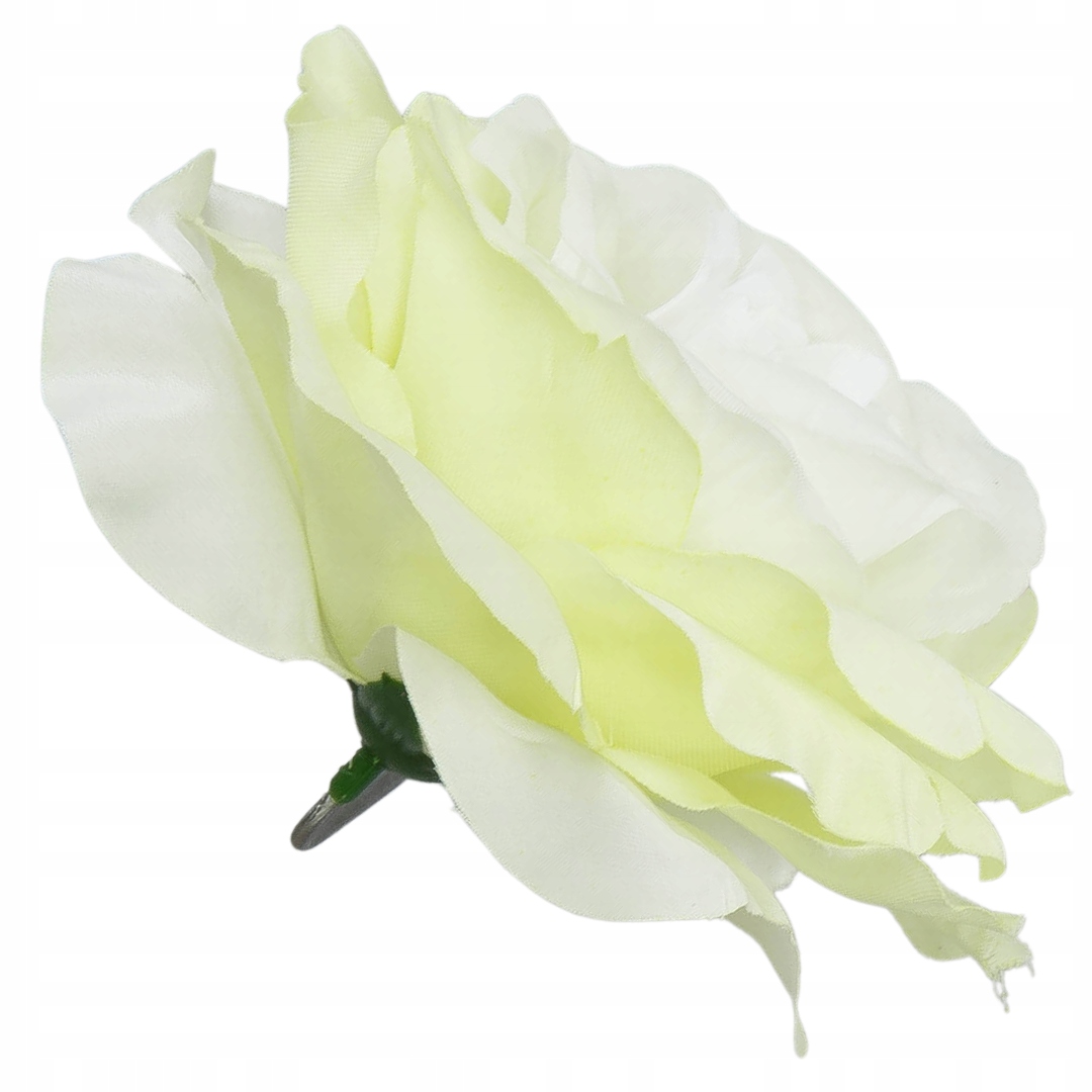 

Główka kwiatowa wyrobowa róża 13cm kremowa