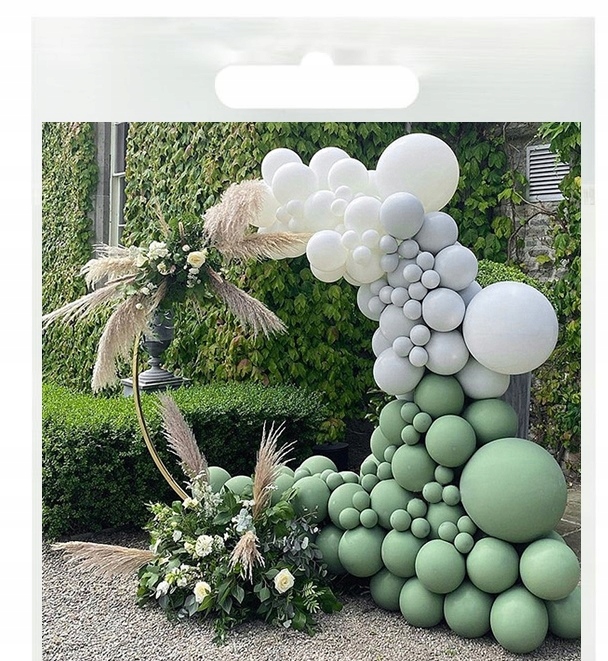 

Girlanda balonowa Szaro-zielona Eukaliptus G32