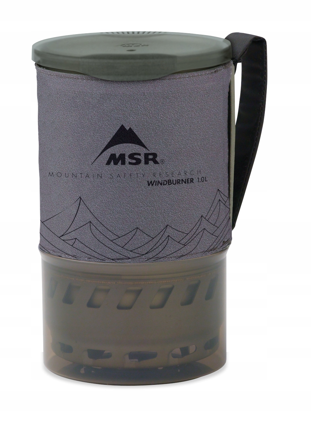 Hliníkový hrnec Msr Windburner Accessory Pot 1.0 l šedý