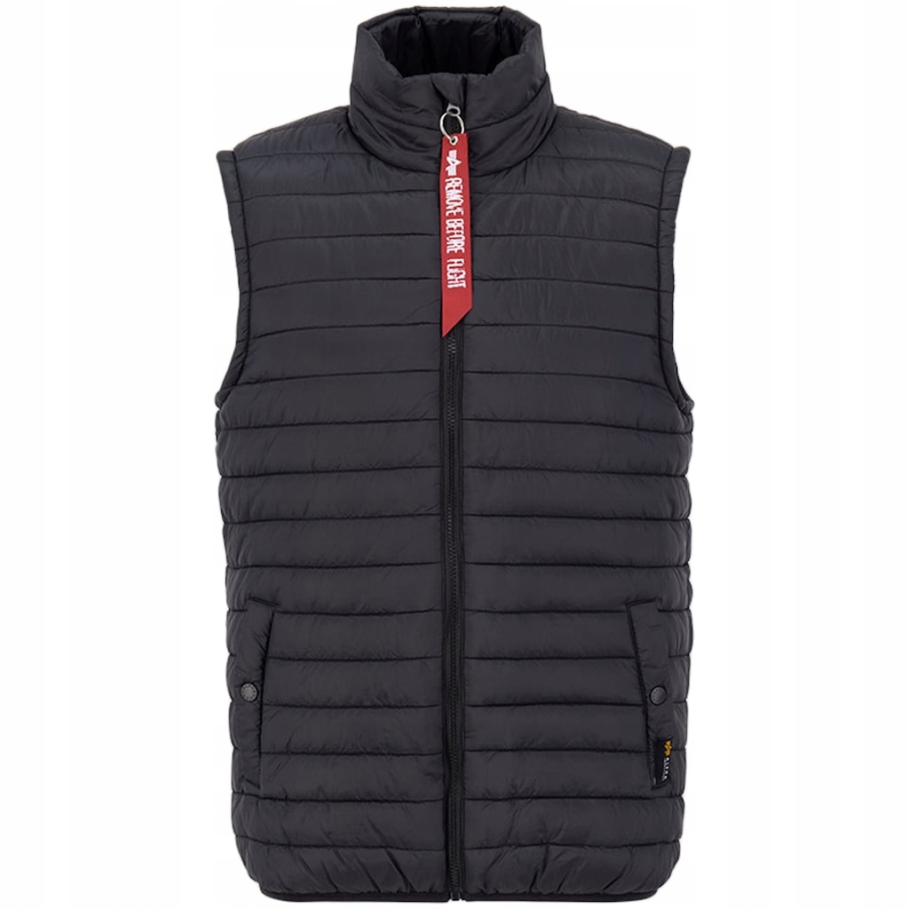 Bezrękawnik Kamizelka pikowana Alpha Industries Puffer Vest Ulw Czarna XL