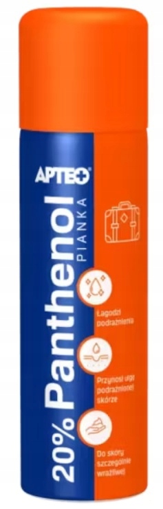 

Panthenol Apteo Pianka 20% Na Oparzenia Słoneczne
