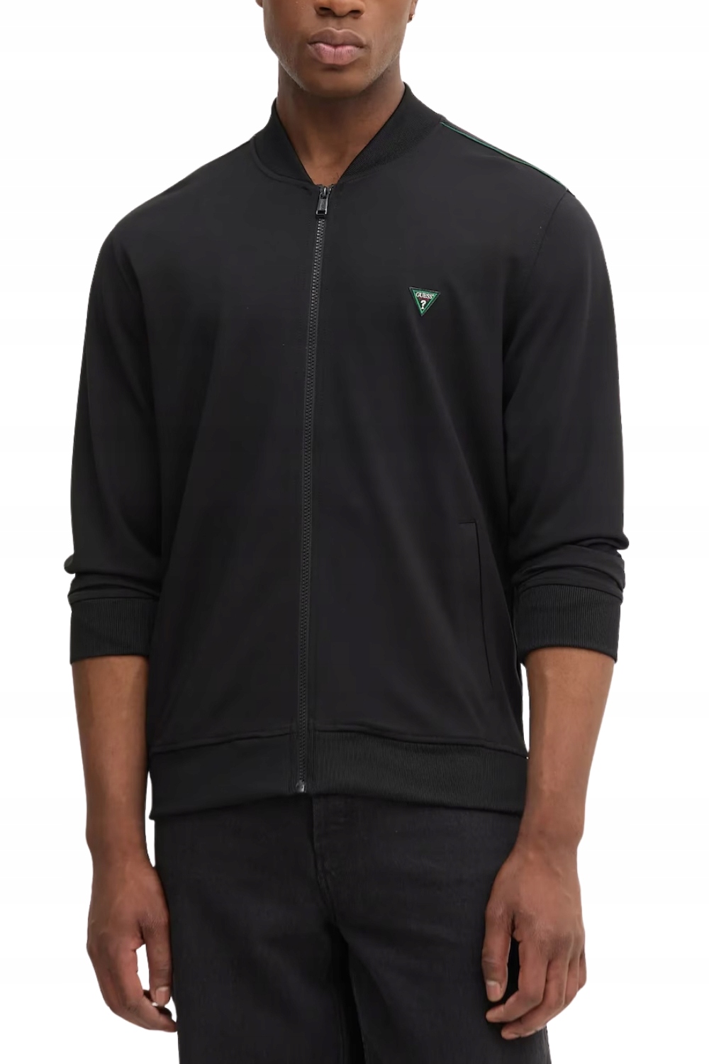 Guess Černá pánská mikina Truck Interlock M