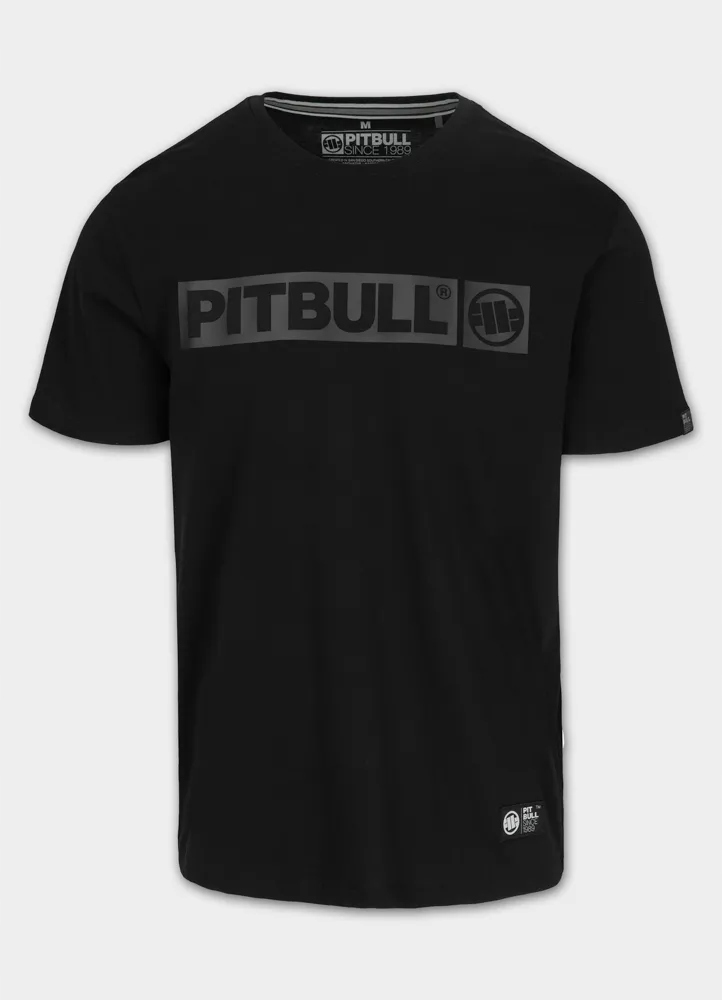 Męska Koszulka Pitbull Bawełniany T-shirt nadruk All Black Hilltop