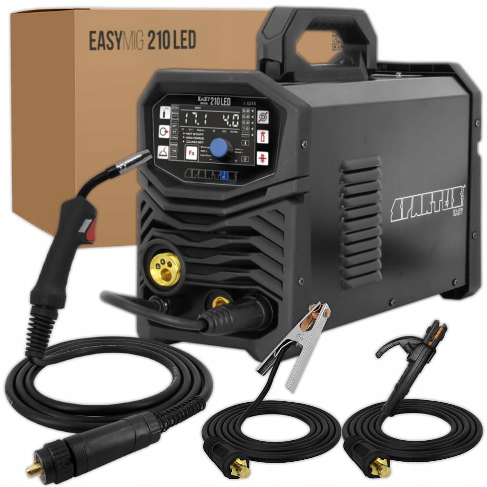 Svařovací stroj Migomat Spartus Easymig 210 Led synergie 200A Mma Tig Lift 3v1