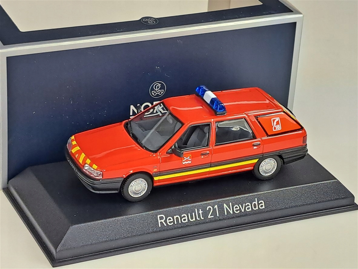 Norev Renault 21 Nevada 1991 Pompiers 1:43