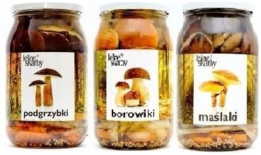 Podhoubky Hříbky Marinované Másla Sada Pl 900 ml/800 g Lesní poklady