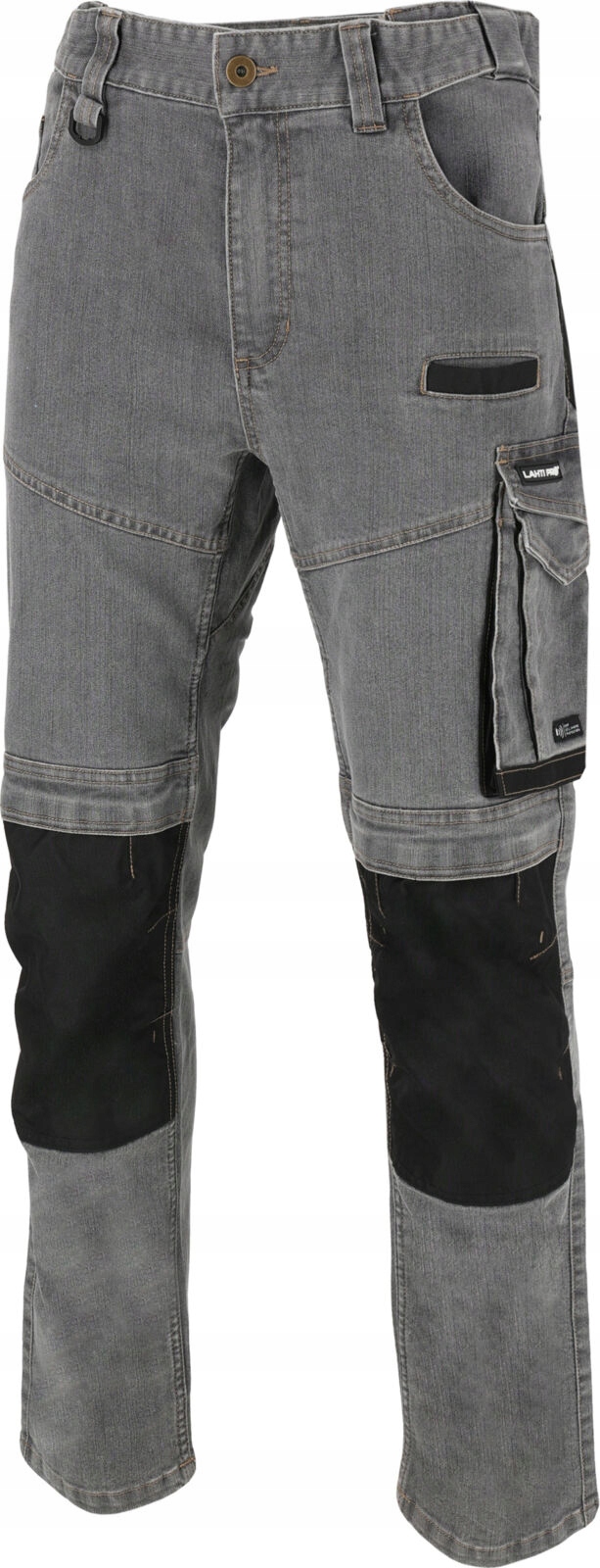 Lahti Pro Spodnie Robocze Jeansowe Stretch Slim Fit Wzmocnianie r. M L40542