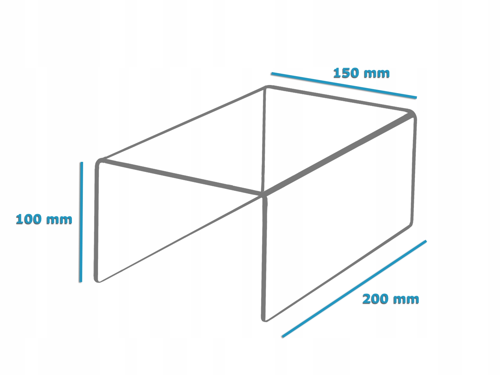 STOJAK PODSTAWKA EKSPOZYTOR STOPIEŃ PLEXI 20/15/10