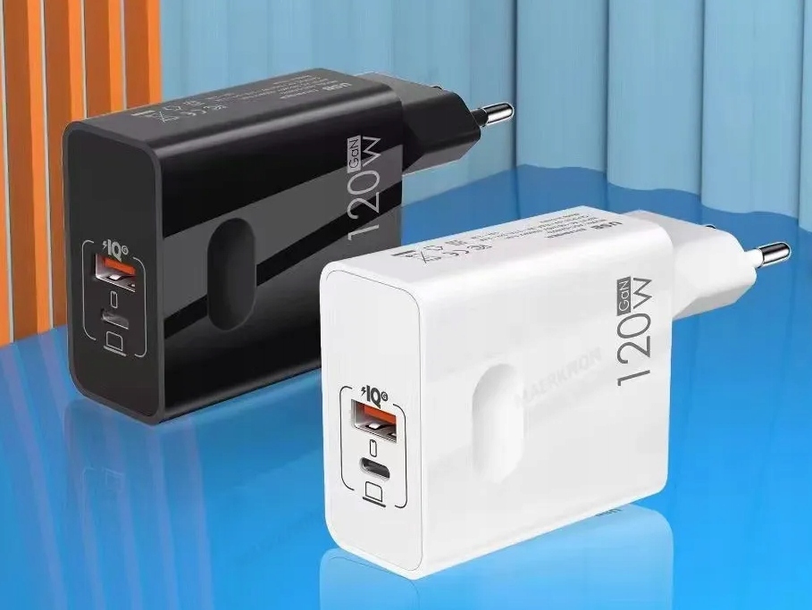 ŁADOWARKA SIECIOWA USB typ C QC PD GAN WTYCZKA SZYBKA FAST CHARGE 120W Marka bez marki