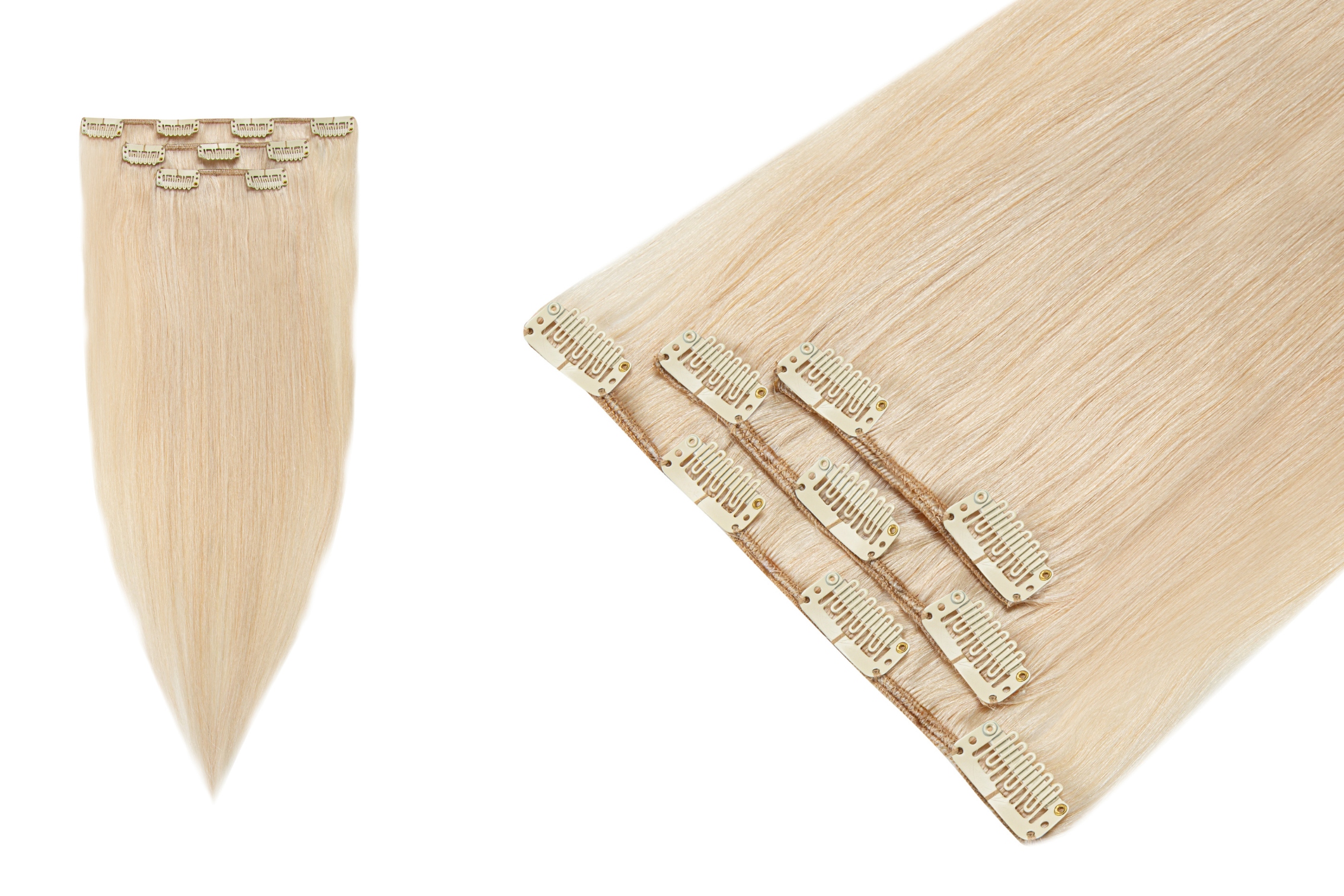 Clip In Włosy Doczepiane Naturalne Dopinki Klipsy 40cm 3 taśmy 35g BestHair