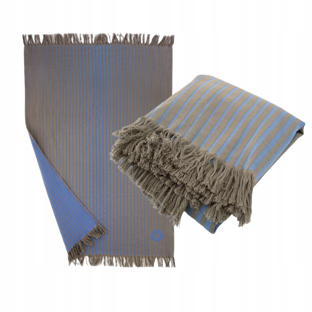 Zwoltex Borga Ręcznik fouta szybkoschnący plażowy niebieski 220g 100x160cm
