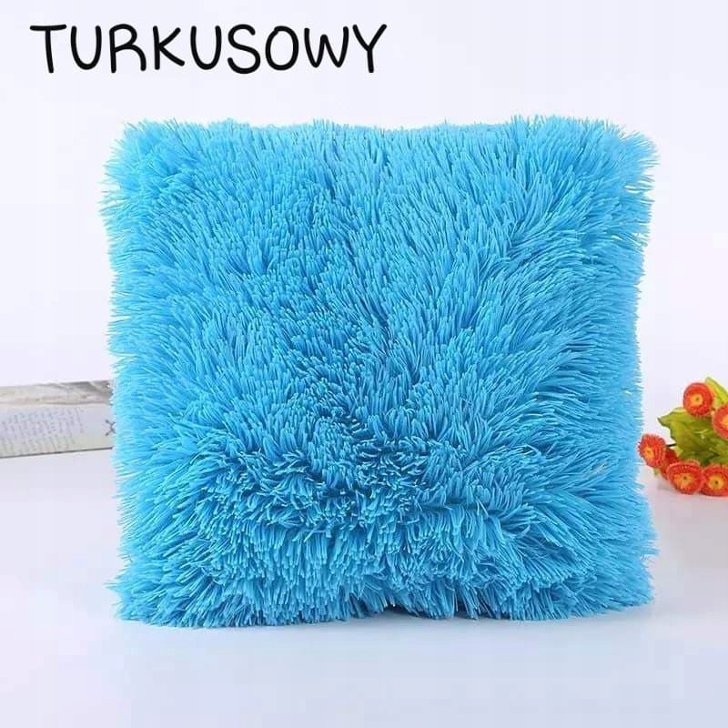 Poszewka 40x40 WŁOCHACZ dekoracyjna puchata jasiek Szerokość produktu 40 cm