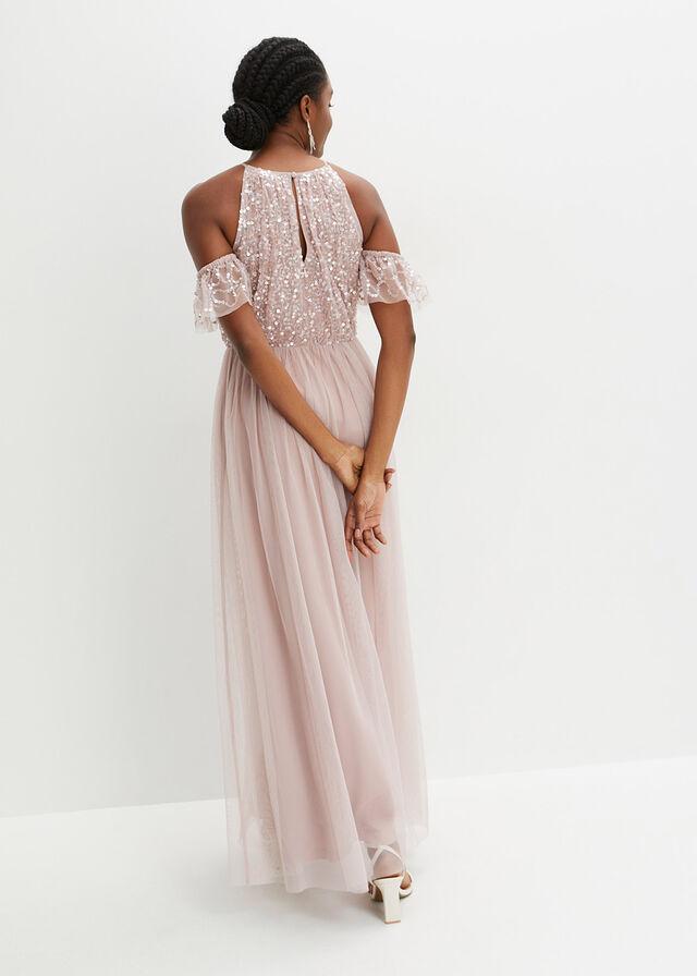 SUKIENKA Z CEKINAMI TIUL__42 Wzór dominujący bez wzoru