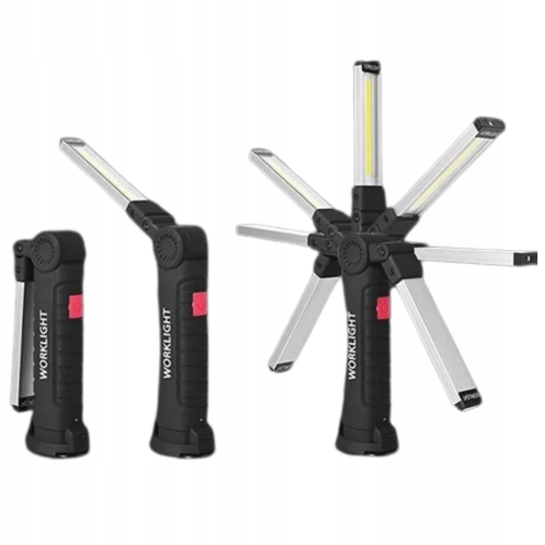 LAMPA LATARKA LED COB USB z MAGNESEM KIESZONKOWA Moc 20 W