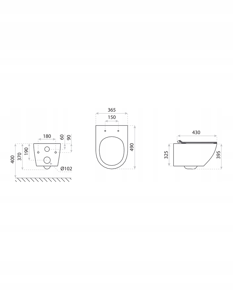 Miska wisząca złota WC Lavita Sofi slim Golden Eye EAN (GTIN) 5900378326526