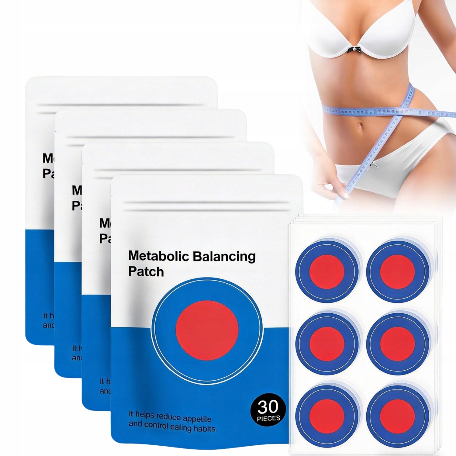 Plastry Odchudzające Turbo Spalanie Naturalne Składniki 120szt Wyszczuplają