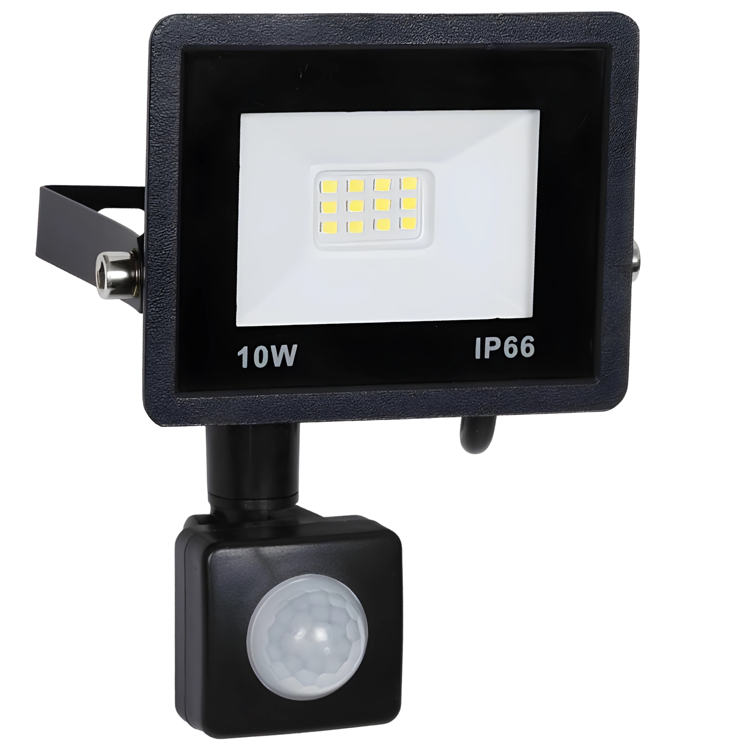 HALOGEN NAŚWIETLACZ LED 10W LAMPA CZUJNIK RUCHU ZMIERZCHU ZEWNĘTRZNY IP66