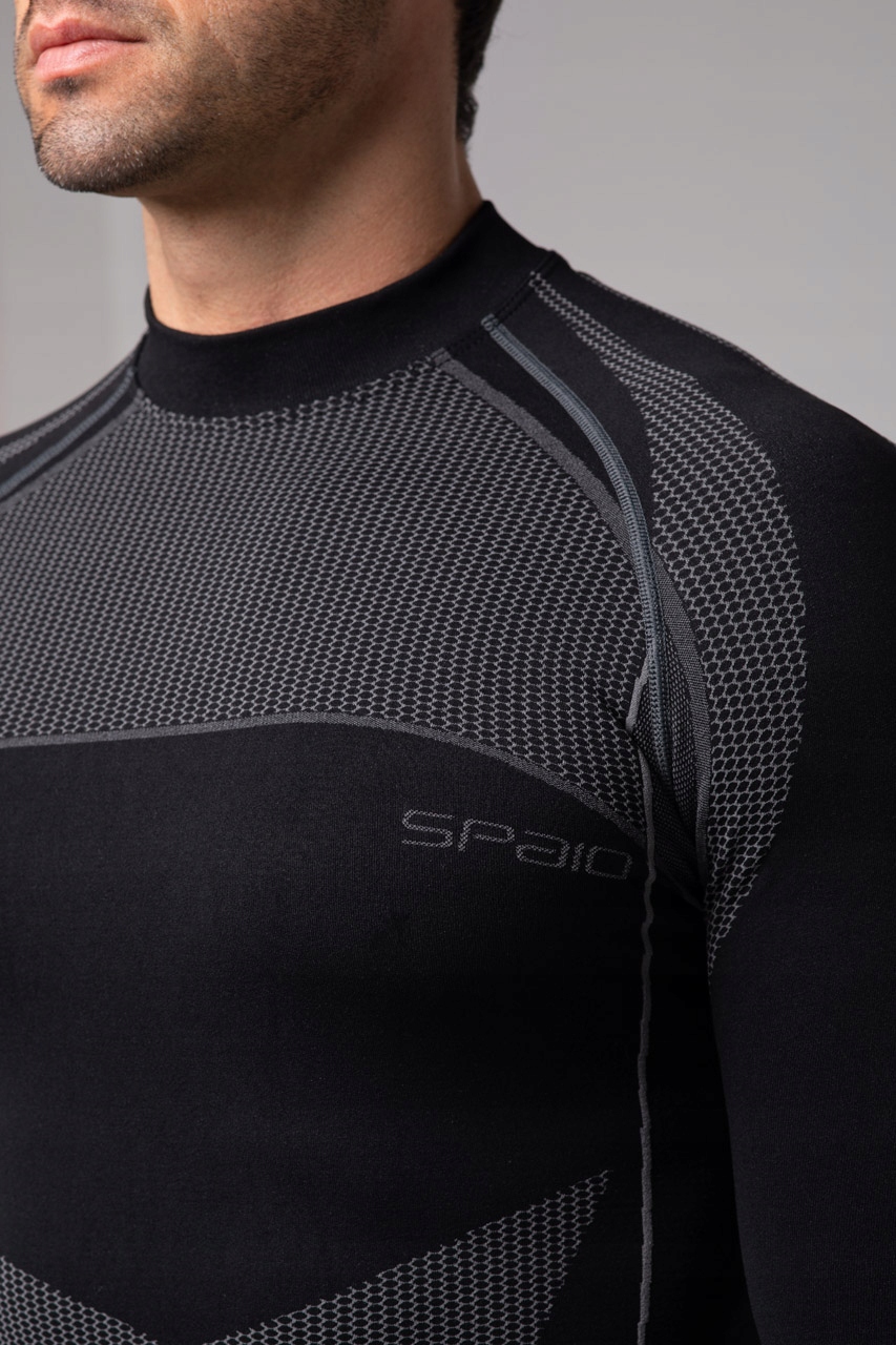 Pánské termoaktivní tričko Spaio Thermo-evo Black vel. XL Bimoto