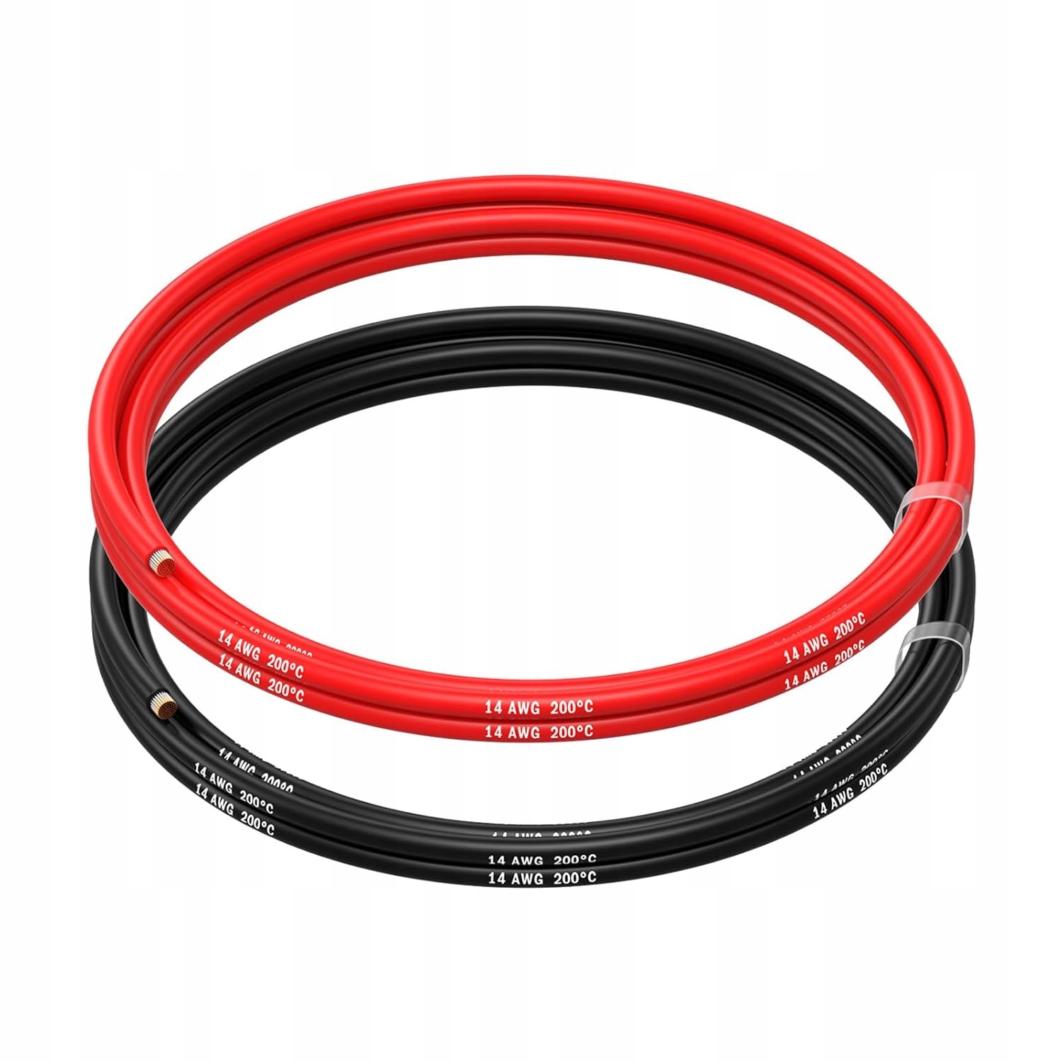 Silikonový Kabel 14 Awg 1,5M Červená Černá Měděná Rc Tiskárna