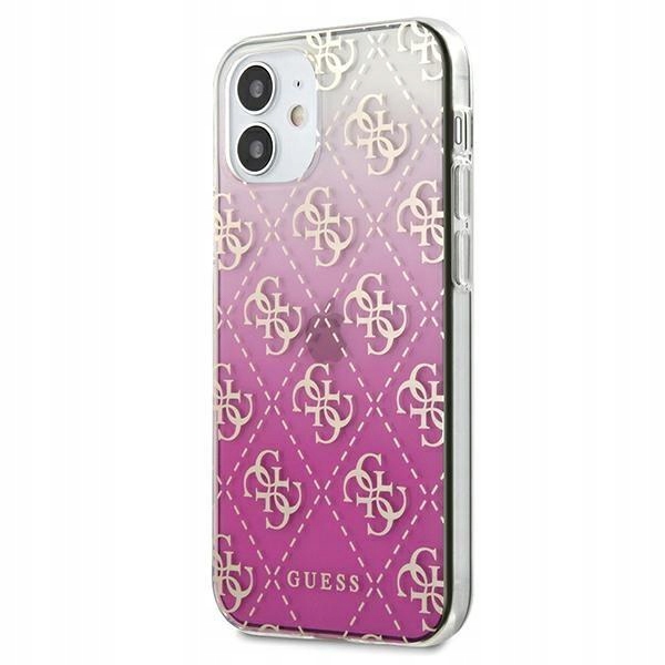 

Etui Guess iPhone 12 mini 5,4" różowy/pink