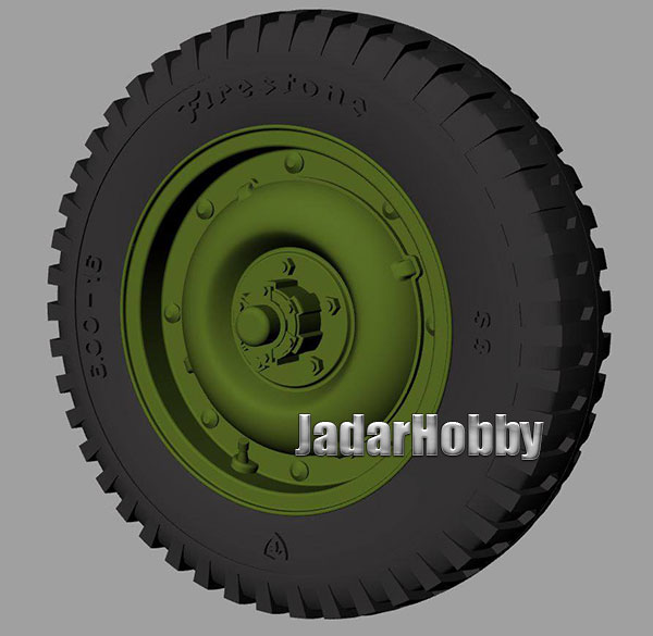 Panzer Art RE35-528 1/35 Koła do Willys Mb Jeep