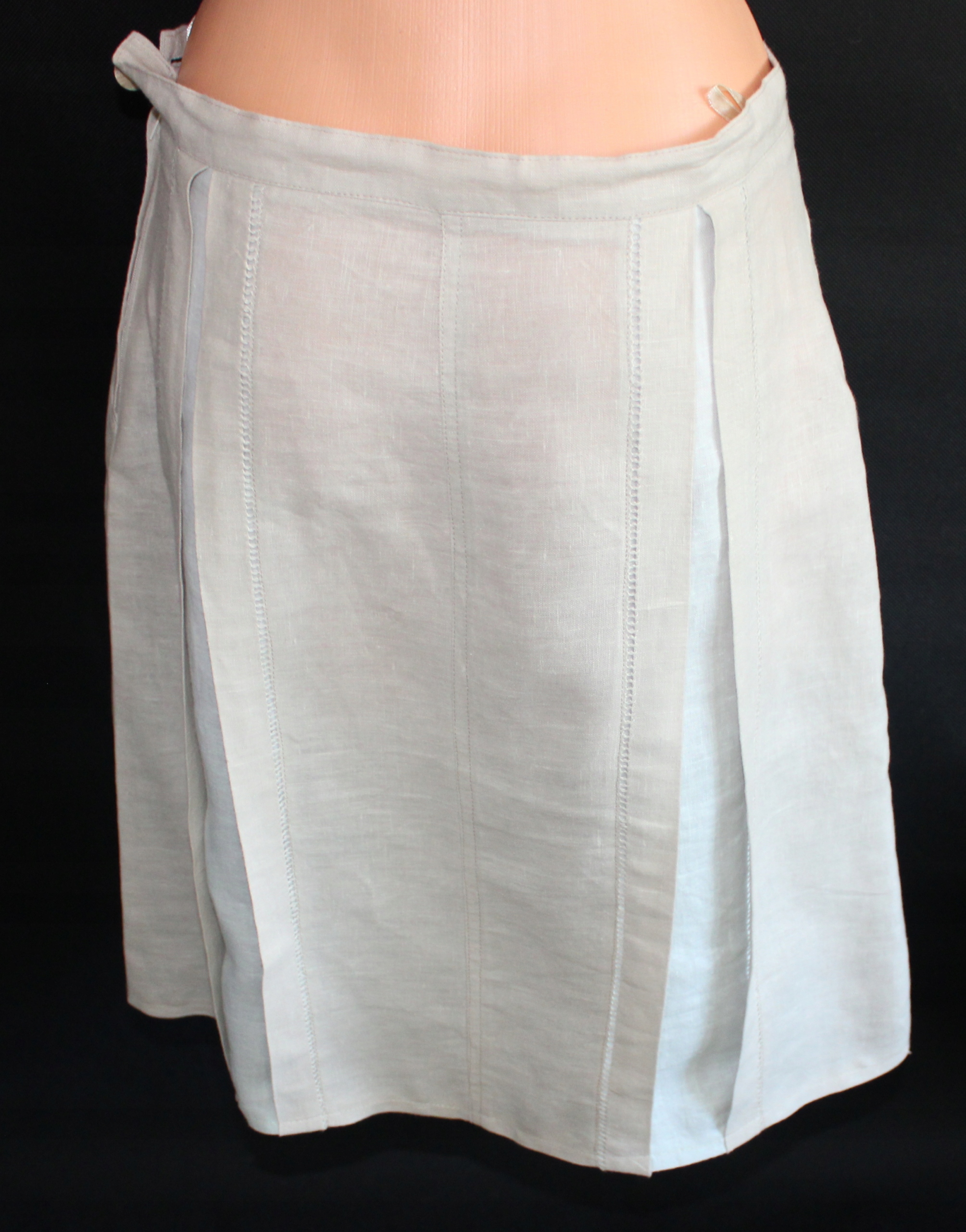 LNIANA SPÓDNICA ROZMIAR 40 Marka inna