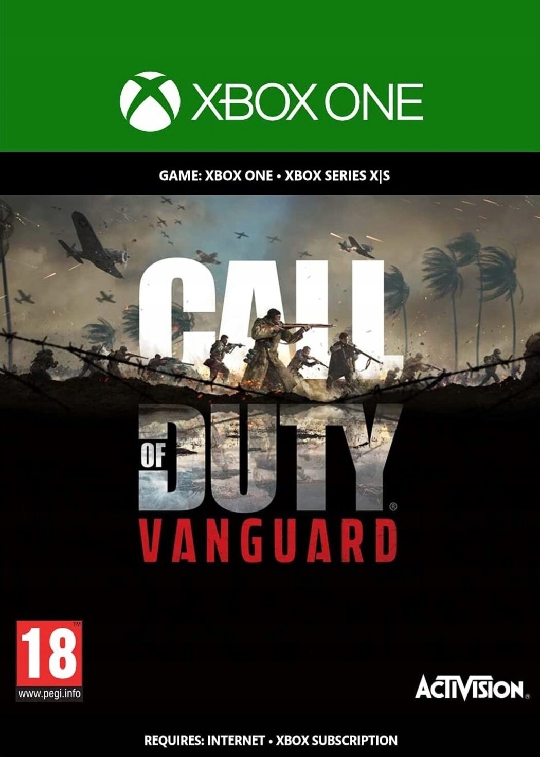 CALL OF DUTY VANGUARD PL XBOX ONE/X/S KĽÚČ