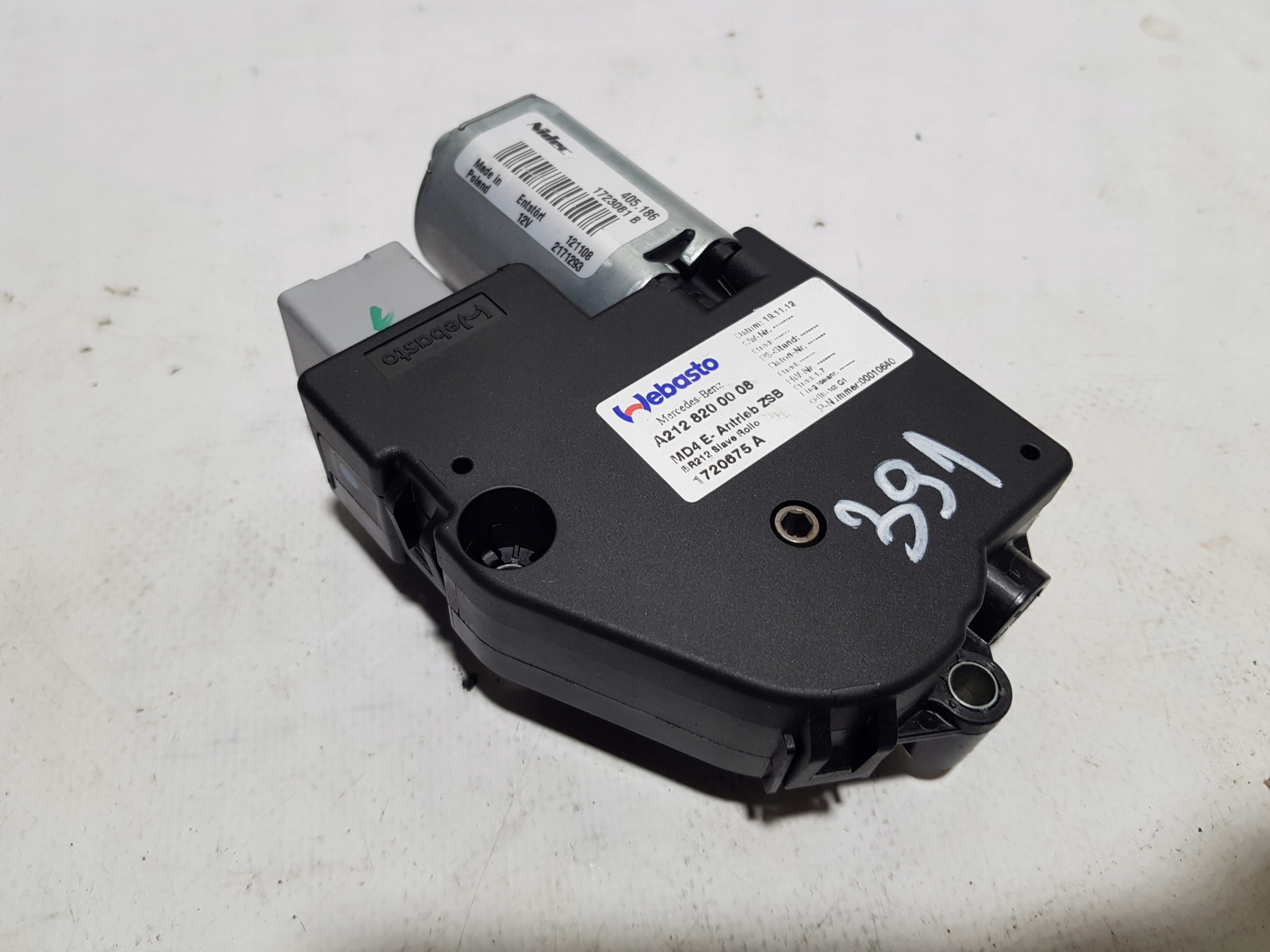 Motor Schiebedach MERCEDES W207 W212 2128200008