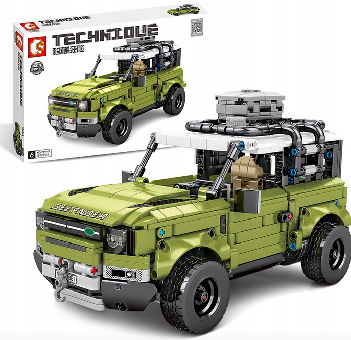 

Klocki Samochód Land Rover Defender Terenowy