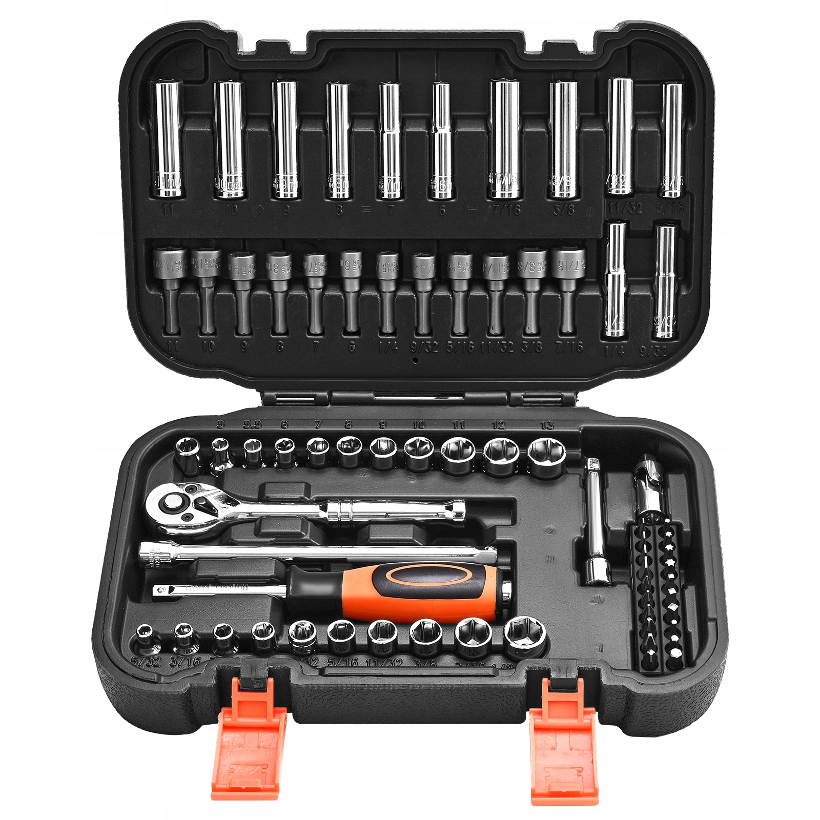 Sada Nástrčiek Vevor 70 Elementov 6 4 MM Pohon Premium Kufor Cr-v