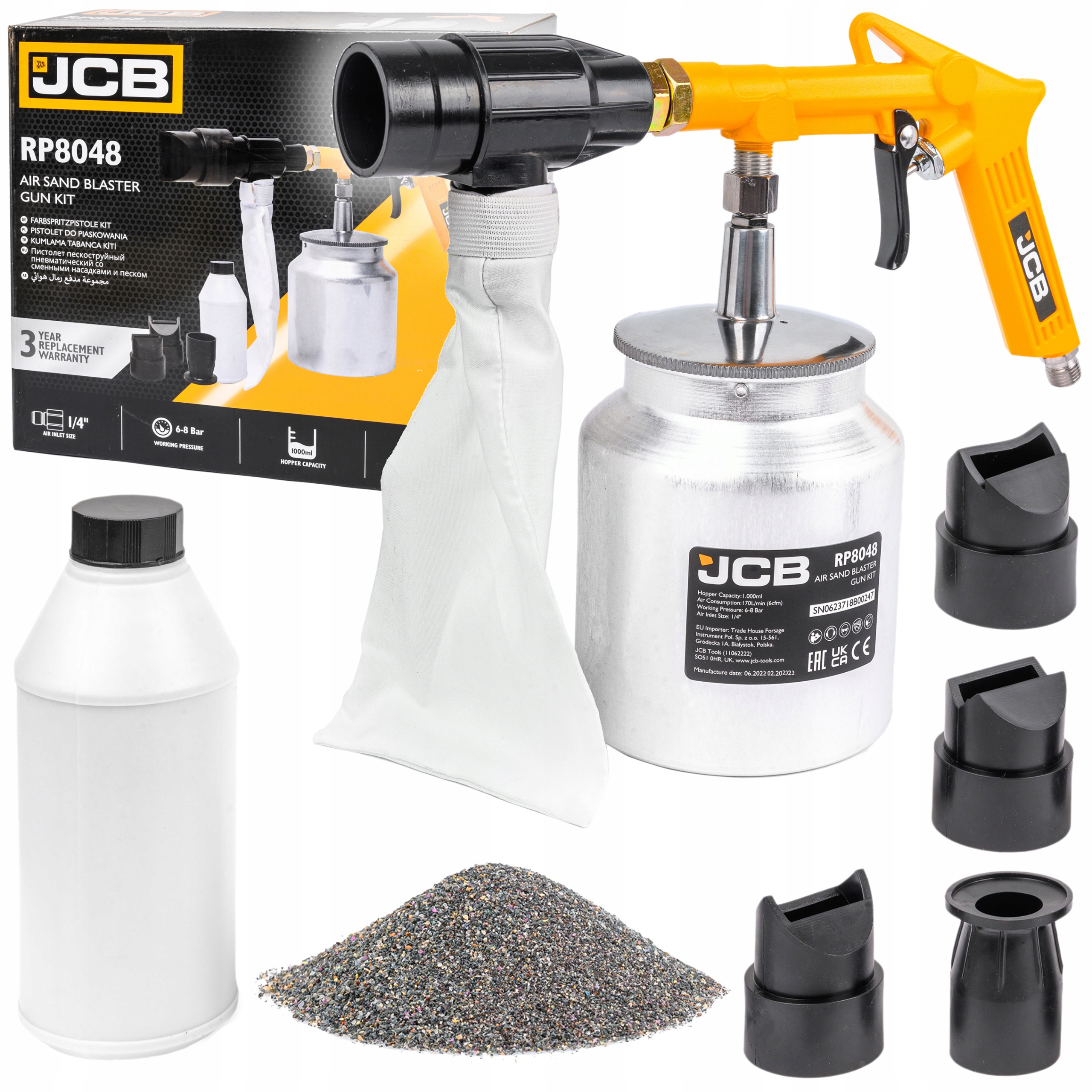 JCB PISTOLET DO PIASKOWANIA