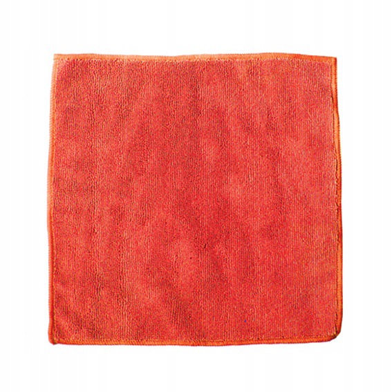 Ściereczka z mikrofibry 260g 40x40 czerwona Wipetech