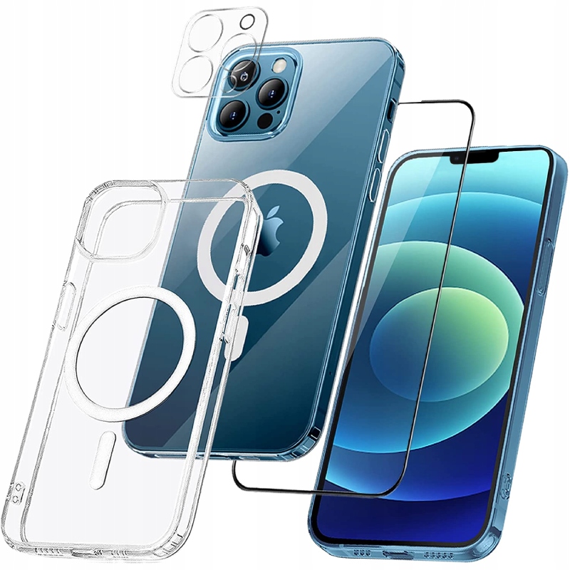 

Etui Clear Magsafe Do Iphone 13 Pro 2X Szkło