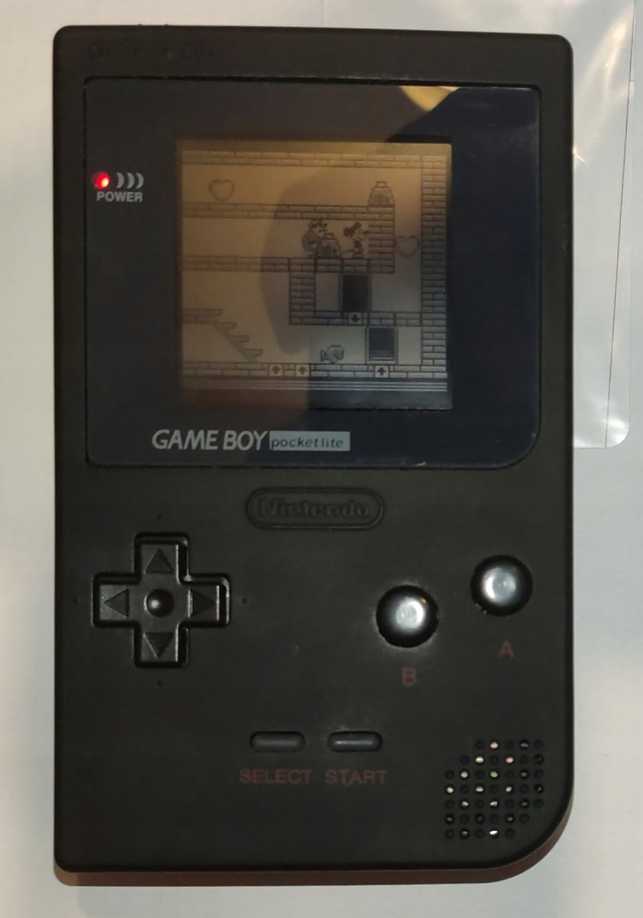 NINTENDO GAME BOY POCKET SILVER + GRA