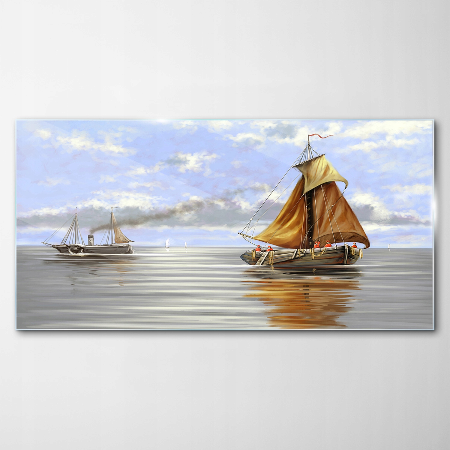 Tvrdený sklenený obraz More a krajina 120x60