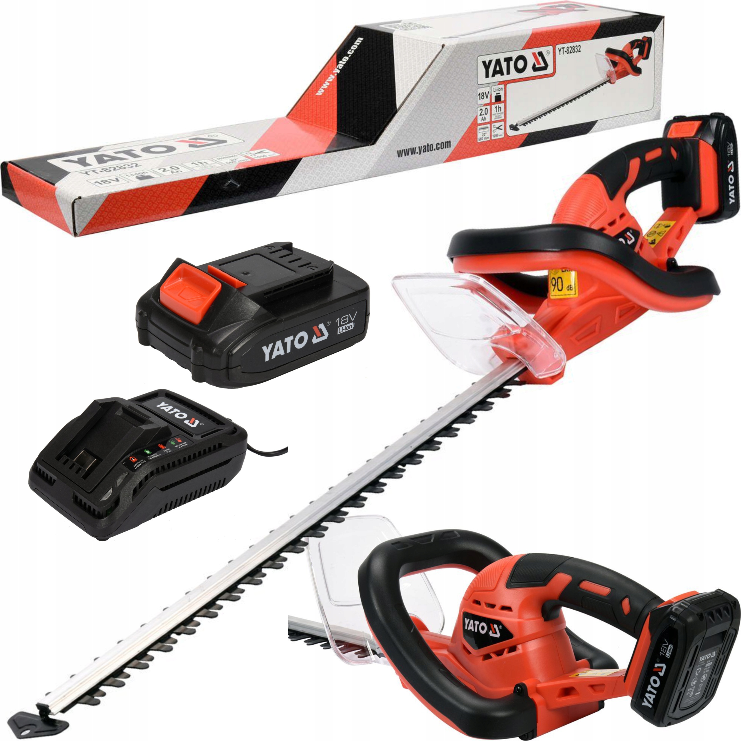 

Yato Nożyce Do Żywopłotu Akumulatorowe +2Ah 560mm