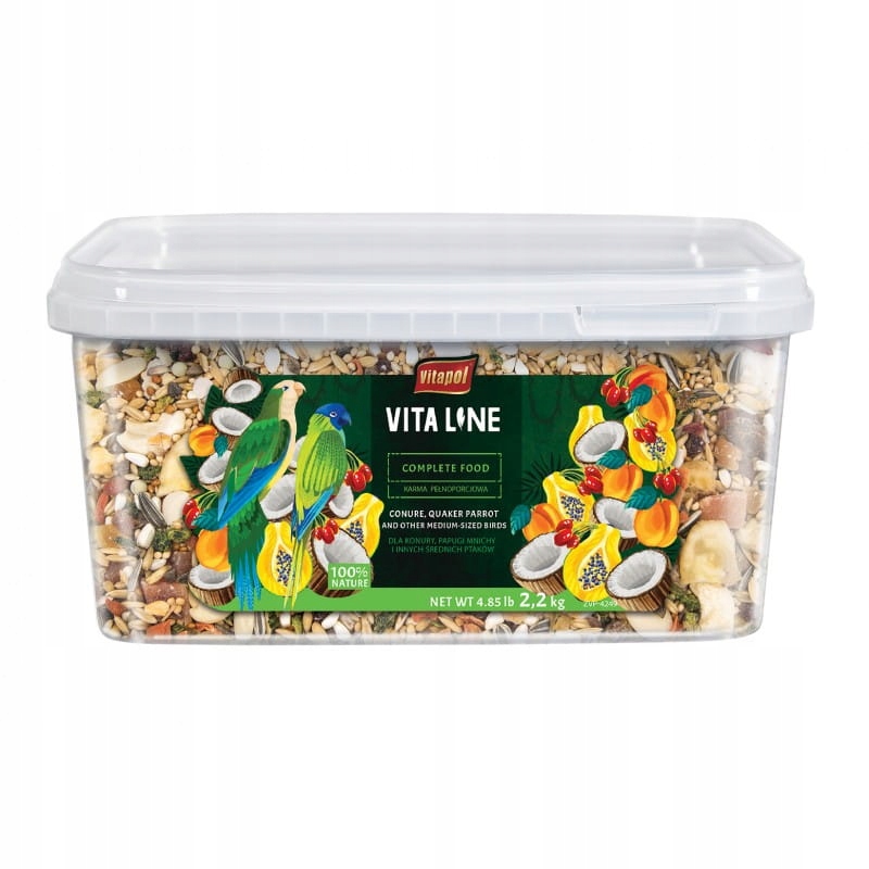 Vitapol Vitaline Karma dla konur mnich papug 2,2kg