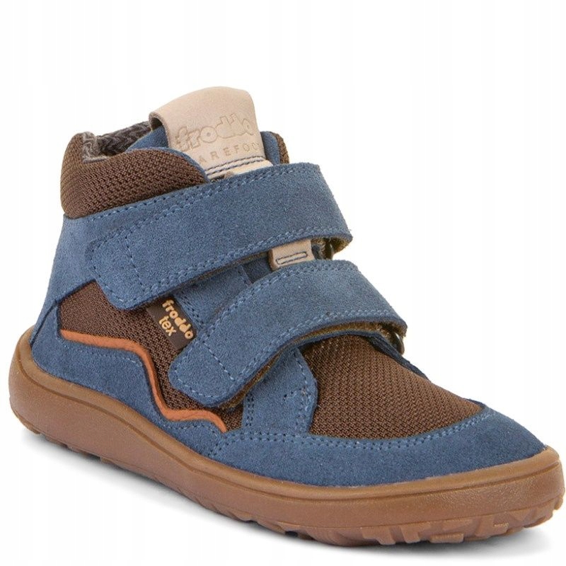 Trzewiki Froddo G3110266-2 Denim barefoot chłopięce na rzepy roz.26
