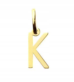 

Literka "k" Zawieszka Złota 333