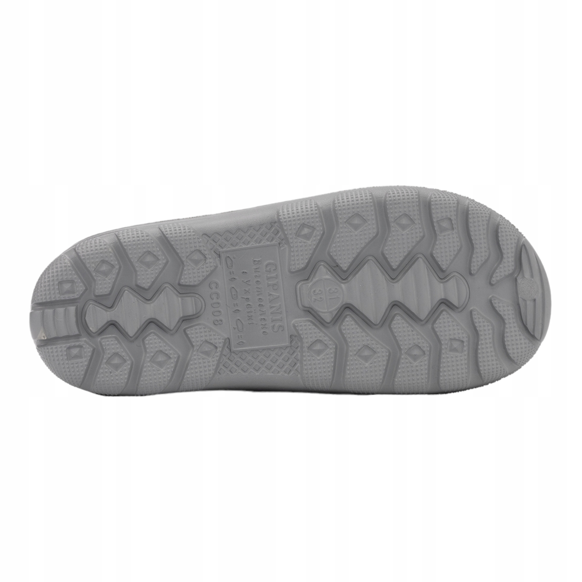 BUTY DZIECIĘCE OCIEPLANE KALOSZE ŚNIEGOWCE 35/36 082 SAINT GRAY DZIECIĘCY K Kolor szary