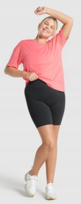 GYMSHARK DAMSKIE LEGGINSY KRÓTKIE CZARNE S 0A6E3_A* Kod producenta GLSH5701