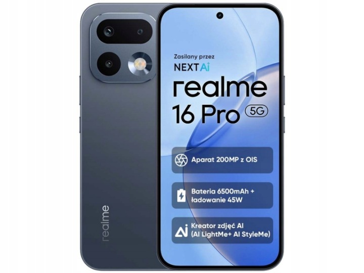 Smartfon Realme 16 Pro 8 Gb 256 Gb 5G szary