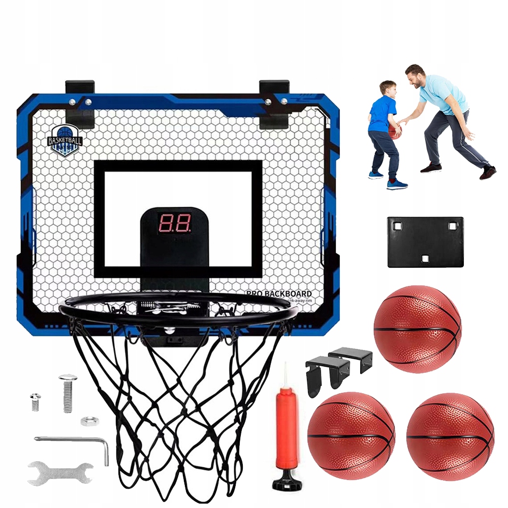 Basketbalová Deska Koše Štít Obruč S Funkcí Udržování Výsledku