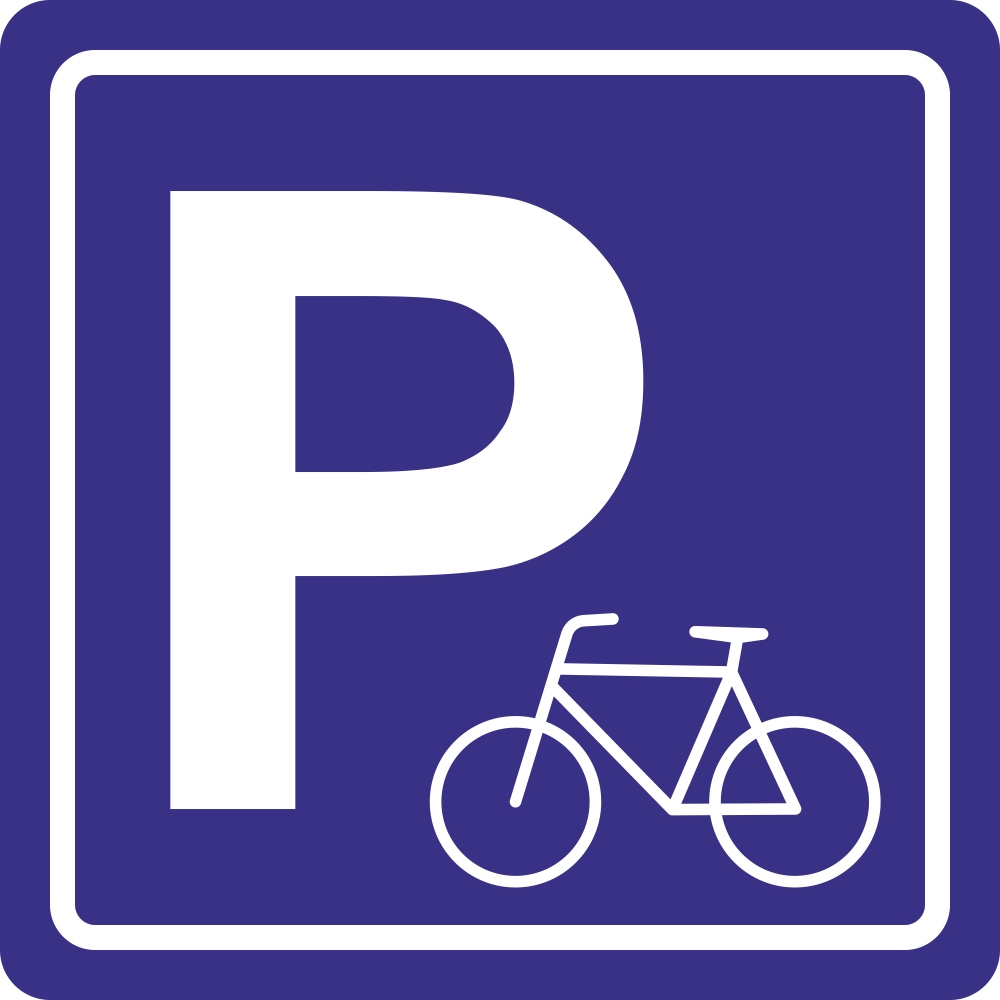 

Naklejka znak Parking Dla Rowerów rowerowy 20 cm